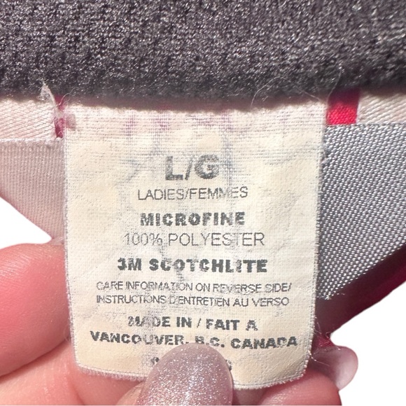 Sugoi Women’s Red/Blk Cycling Jacket Zip Front Back Pocket Pouch (Sz LRG) (EUC) - Picture 2 of 10